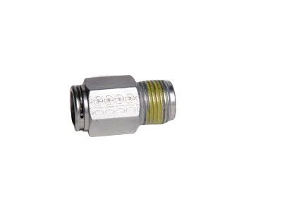 Chevy 24213958 FITTING,TRANS FLUID COOLER PIPE(INCLUDES 2)(USED ON TRANSAXLES BUILT BEFORE 2004 JULIAN DATE 4 019)(JANUARY 19 2004)(FOR 2ND DESIGN SEE 24229979)(3/8X18 NPS)(QUICK CONNECT, BALL CK,TRANS END)