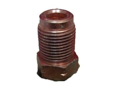 Cadillac 11516405 NUT,MALE W/MUSHROOM FLARE,W/6MM TUBE,M12X1,20.6THK,13 O.D.,STEEL,PHOSPHATE ZINC ORGANIC(BRAKE PRESSURE MOD VALVE REAR PIPE)