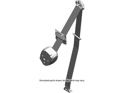 84978739 GM Retractor, Seat Belt, Jet Black Product Photo 1 of 1