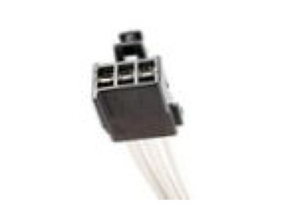 Cadillac 19368864 CONNECTOR,SWITCH-PARKING BRAKE(BLACK)(2.5MM2)(3-WAY FEMALE)(W/LEADS)(2.530)