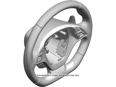 84805001 GM Wheel, Steering, Black Product Photo 1 of 1
