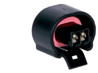 Chevy 15306332 CONNECTOR,SOLENOID-SHOCK ABSORBER ELECTRONIC SUSPENSION CONTROL ACTUATOR(SHROUDED)(BLACK)(2-WAY FEMALE)(W/LEADS)(W/O TERMINAL POSITION ASSURANCE)(FRONT)