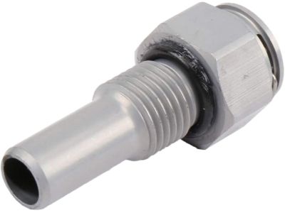 Chevy 24233367 FITTING,TRANS FLUID COOLER PIPE(FITTING TO LOWER PIPE)(INCLUDES 91)(STEEL)(1/4-18 NPS THREAD)(W/O-RING)(QK CONNECT)(STEEL BODY)(LONG)(IF REPLACE ALUMINUM,SEE 24236581)