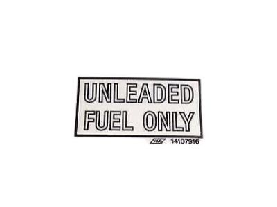 Chevy 14107916 Info Label