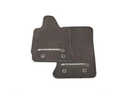Chevy 22801664 MAT PKG,FRONT CARPET(INCLUDES 10,15)(BROWNSTONE)(INSTALL 0.10)(0.75 KGS)(W/MOJAVE STITCH)(W/STINGRAY LOGO)
