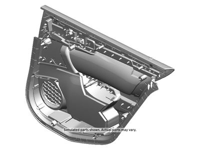 GM 23104444 Trim, Rear Side Door Trim, Black 23104444 GM Trim, Rear Side Door Trim, Black Product Photo 1 of 1