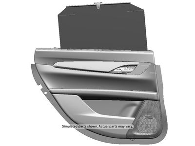 84324108 GM Trim, Rear Side Door Trim, Black Product Photo 1 of 1