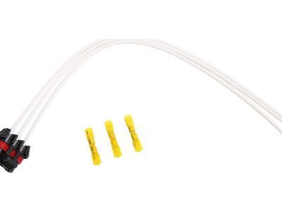 Oldsmobile 19367535 CONNECTOR,INLINE-TO STARTER SOLENOID HARNESS(PART OF 552)(BLACK)(3-WAY FEMALE)(W/LEADS)
