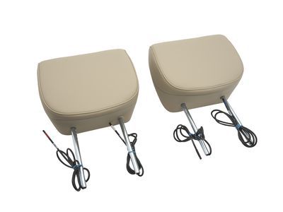 Cadillac 84263932 DISPLAY,FRONT SEAT HEAD RESTRAINT(INCLUDES 2-13)(SHALE)(INSTALL 1.50)(7.1 KGS)(W/ SHALE STITCHING)