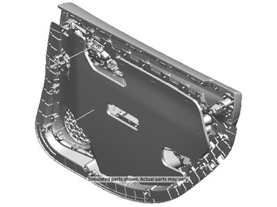 GM 84324105 Trim, Rear Side Door Trim, Black 84324105 GM Trim, Rear Side Door Trim, Black Product Photo 1 of 1