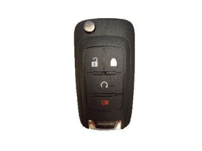 Chevy 13579216 KEY,DOOR LOCK & IGNITION LOCK FOLDING (W/ REMOTE CONTROL DOOR LOCK TRANSMITTER) (UNCODED)(INCLUDES 2,3)(4 BUTTON REMOTE START/PANIC)
