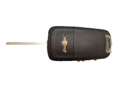 Chevy 13579216 KEY,DOOR LOCK & IGNITION LOCK FOLDING (W/ REMOTE CONTROL DOOR LOCK TRANSMITTER) (UNCODED)(INCLUDES 2,3)(4 BUTTON REMOTE START/PANIC)