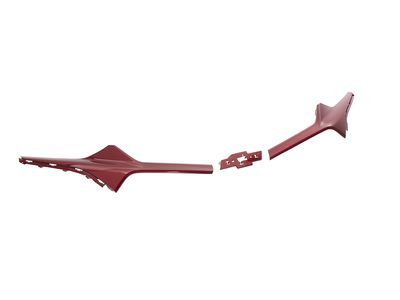 Chevy 84090565 GRILLE PKG,FRONT(INCLUDES 2-4)(RED)(INSTALL 1.50)(0.59 KG)(HEADER BARS)