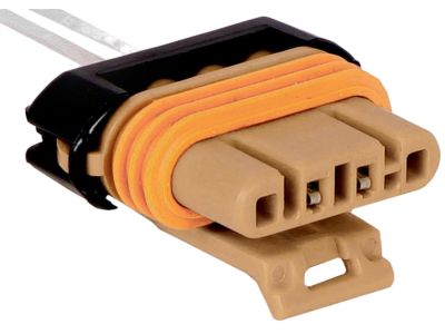 Buick 15306329 CONNECTOR,GENERATOR(BEIGE)(2-WAY FEMALE)(4-WAY BASE W/LEADS)