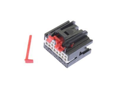 Chevy 13504130 CONNECTOR,WIRING HARNESS(DIGITAL RADIO RECEIVER CONTROL MODULE)(BLACK)(16-WAY FEMALE)(W/O LEADS)(MICRO 64,UNSEALED)(W/TERMINAL POSITION ASSURANCE)(9.656)(SIDE ELECTRIC CODE: A12)