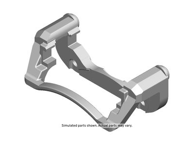 GM 25997457 Bracket, Wheel Brake Cylinder/Caliper, Black, Rear 25997457 GM Bracket, Wheel Brake Cylinder/Caliper, Black, Rear Product Photo 1 of 1