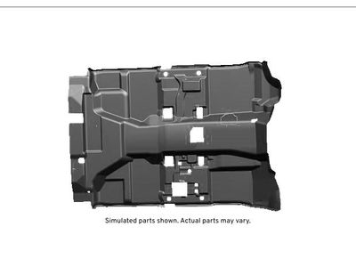 GM 25998540 Mat, Toe/Floor Panel, Black 25998540 GM Mat, Toe/Floor Panel, Black Product Photo 1 of 1