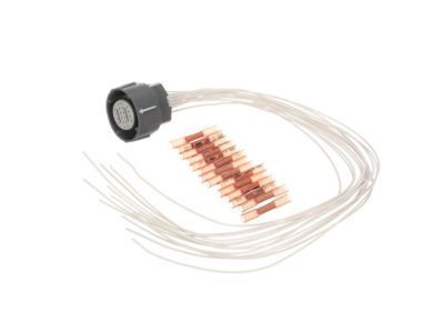 Pontiac 15305857 CONNECTOR,TORQUE CONVERTER CLUTCH PULSE WIDTH MODULATION SOLENOID VALVE(GRAY)(14-WAY FEMALE)(W/LEADS)(ACTUALLY 20-WAY W/6 CAVITIES MOLDED)(2.530)