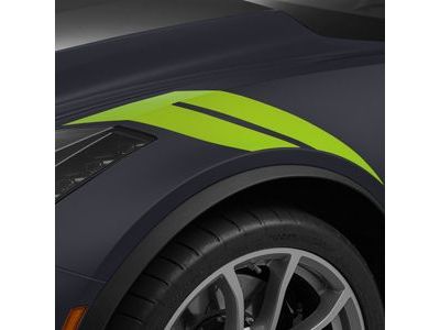 Chevy 23507125 DECAL PKG,BODY(INCLUDES 2,3)(GREEN)(INSTALL 0.50)(0.1 KG)(FENDER HASH)