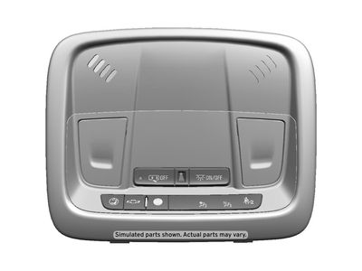 GM 84235097 Console, Overhead Console, Ash Gray 84235097 GM Console, Overhead Console, Ash Gray Product Photo 1 of 1