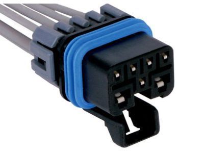 Pontiac 12101830 CONNECTOR,SWITCH-PARKING/NEUTRAL POSITION(BLACK)(7-WAY FEMALE)(SEALED)(W/LEADS)(2.535)