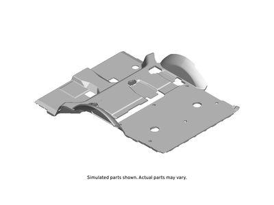 GM 22827890 Mat, Rear Floor Mat, Black 22827890 GM Mat, Rear Floor Mat, Black Product Photo 1 of 1