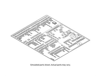 GM 84602468 Label, Vehicle Systems - Cautionary Communications, Rear 84602468 GM Label, Vehicle Systems - Cautionary Communications, Rear Product Photo 1 of 1