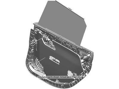 84095030 GM Trim, Rear Side Door Trim, Black Product Photo 1 of 1