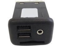 GM 22990883 Auxiliary Jack, Black GM 22990883 Auxiliary Jack, Black