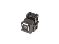 GM 22818055 Parking Brake Switch, Silver Trim GM 22818055 Parking Brake Switch, Silver Trim