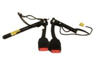 Chevrolet Corvette Seat Belt - 19151074 Buckle End, Black, Driver Side