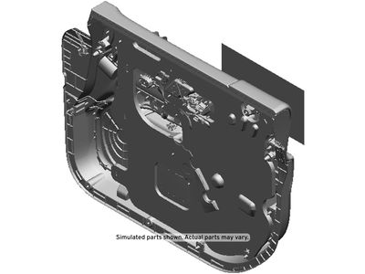 GM 86797529 Door Trim Panel, Black; Gray, Driver Side 86797529 GM Door Trim Panel, Black; Gray, Driver Side Product Photo 1 of 1