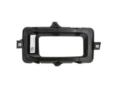 GM 22944877 Fog Lamp Bezel, Black, Passenger Side