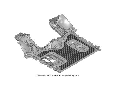 GM 84537874 Mat, Toe/Floor Panel, Front 84537874 GM Mat, Toe/Floor Panel, Front Product Photo 1 of 1