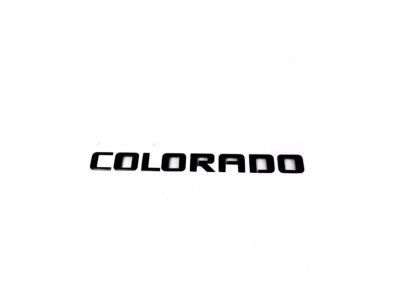 Chevy 84471222 EMBLEM PKG,BODY(INCLUDES 2,3)(BLACK)(INSTALL 0.60)(0.0687 KG)(COLORADO)
