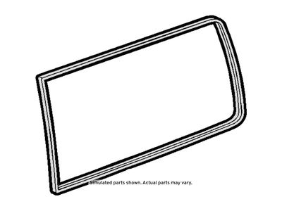 GM 25757242 Weatherstrip, Fuel Door & Body Side, Rear Upper 25757242 GM Weatherstrip, Fuel Door & Body Side, Rear Upper Product Photo 1 of 1