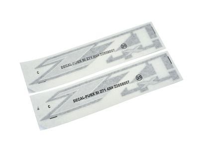 GMC 23221558 DECAL PKG,BODY(INSTALL 0.20)(0.01 KGS)(Z71 4X4)(SILVER & CHARCOAL ON CHROME)