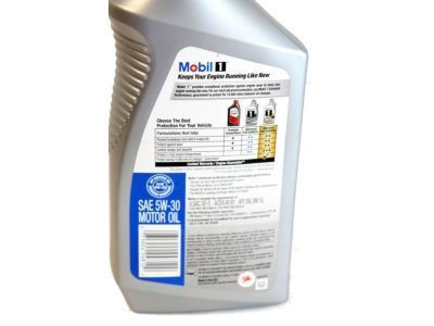 Chevy 12345885 OIL,ENGINE(5W-30)(MOBIL 1)(HIGH TEMPERATURE SYNTHETIC)(SG/CD)(1 QT)