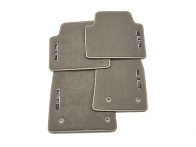Cadillac 22860827 MAT PKG,FRONT & REAR CARPET(INCLUDES 2,3)(TITANIUM)(INSTALL 0.10)(4.0 KGS)(W/LOGO)(15.286)