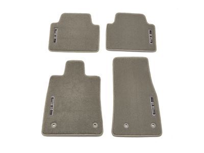 Cadillac 22860827 MAT PKG,FRONT & REAR CARPET(INCLUDES 2,3)(TITANIUM)(INSTALL 0.10)(4.0 KGS)(W/LOGO)(15.286)