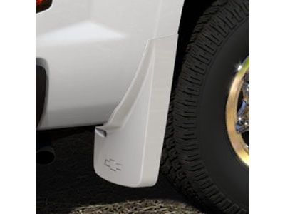 Chevy 23387360 GUARD PKG,REAR MUD FLAP(INCLUDES 2-4)(WHITE)(INSTALL 0.30)(0.73 KGS)