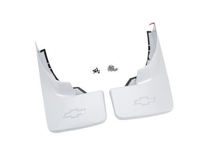 Chevy 23387360 GUARD PKG,REAR MUD FLAP(INCLUDES 2-4)(WHITE)(INSTALL 0.30)(0.73 KGS)