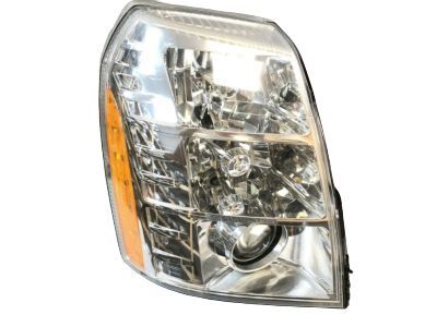 Cadillac 19352128 HEADLAMP KIT,(INCLUDES 10-20)(MATING CONNECT USE 88986254)(H/LAMP W/PROJECTOR LENS RETAINING BEZEL CHROME)(FOR 2ND DESIGN SEE 19351931)