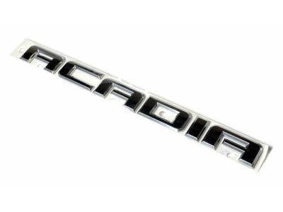 GM 15272042 Nameplate, Rear GM 15272042 Nameplate, Rear