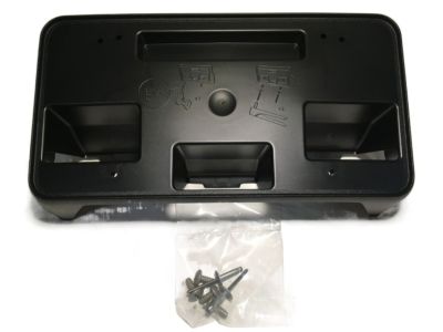 GM 84186106 License Bracket, Black, Front GM 84186106 License Bracket, Black, Front