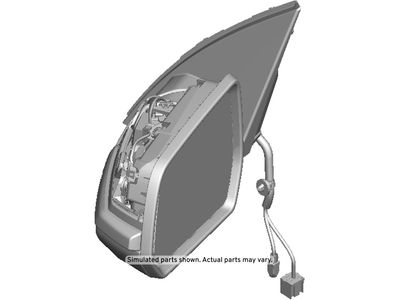 GM 84952590 Mirror, Inside/Outside Rear View, Black 84952590 GM Mirror, Inside/Outside Rear View, Black Product Photo 1 of 1