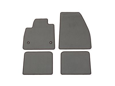 GM 23359317 Mat Package, Front And Rear Floor Mat (Carpet), Gray