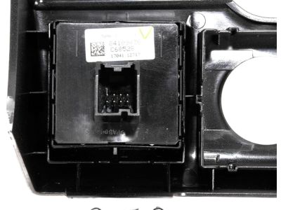 GMC 84109436 SWITCH,TRAILER BRAKE CONTROL(INCLUDES 6,30,32)(BLACK CARBON)(W/BEZEL)(LABELED 84109436, 22945026)