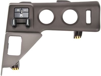 GMC 84109436 SWITCH,TRAILER BRAKE CONTROL(INCLUDES 6,30,32)(BLACK CARBON)(W/BEZEL)(LABELED 84109436, 22945026)