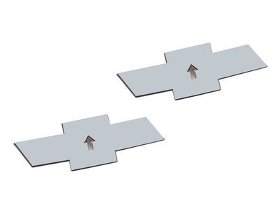 Chevy 23373665 EMBLEM PKG,BODY(INCLUDES 2-6)(BLACK)(INSTALL 0.80)(0.0843 KG)